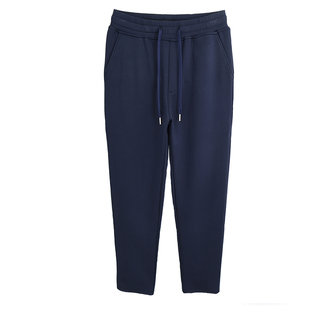 纯棉春秋季男运动裤修身小脚九分裤休闲裤男长裤秋冬加绒加厚卫裤