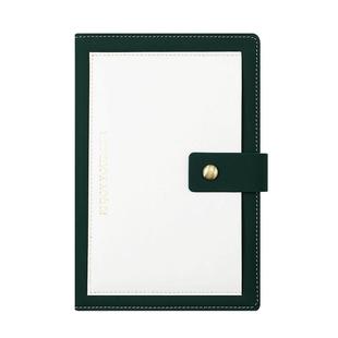 搭扣笔记本新款A5本子高颜值磁扣手账本精致日记本商务便携记事本硬壳办公记录本简约高档盖章本定制可印logo