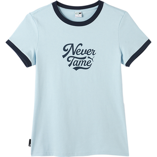 Puma/彪马正品TEAM CC SHORTSLEEVE TEE女士经典时尚运动休闲短袖