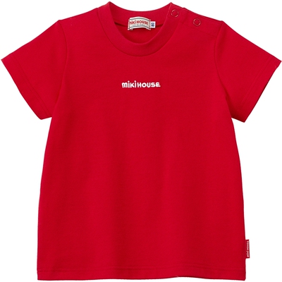 mikihouse卡通短袖圆领