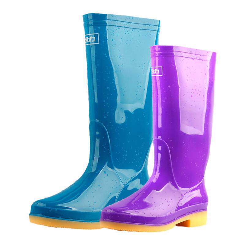 回力时尚雨鞋女式防水防滑胶鞋水靴秋季高筒雨靴水鞋夏季套鞋外穿