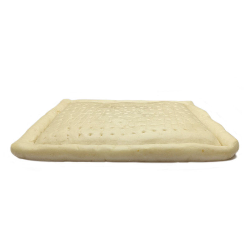 留洋长方形1620有边披萨饼胚半成品厚皮比萨饼皮pizza饼匹萨烘焙