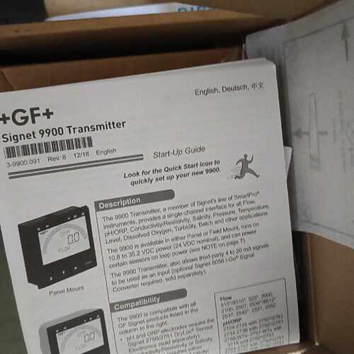 议价GF Signet 9900 Transmitter 信号适用