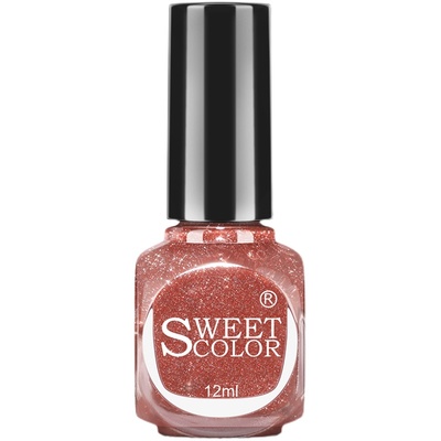 SweetColor爆闪碎钻脚趾甲油女