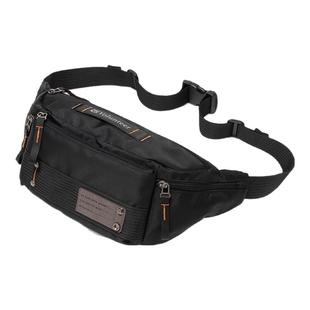 胸包出行轻便多功能斜挎包男时尚男士腰包男夏季牛津布手机单肩包
