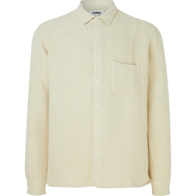 【38开门红】YMC男士怀旧实用褶皱棉质混纺衬衫