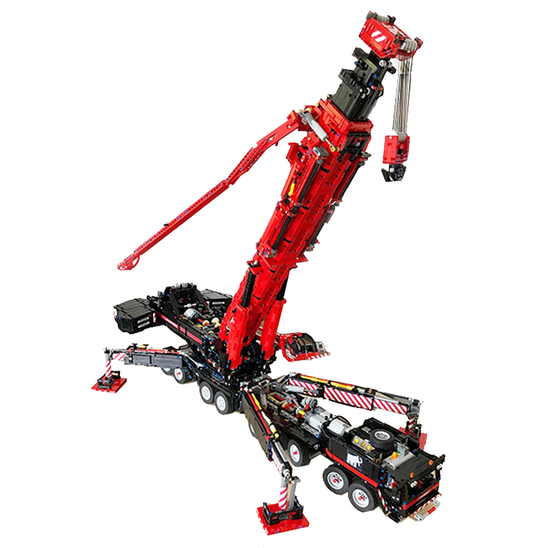 利波海尔LTM11200兼容科技吊车遥控积木模型MOC-20920成年高难度