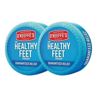 O'KEEFFE'S美国进口奥可菲护足霜76g*2罐保湿修复足后跟干裂粗糙