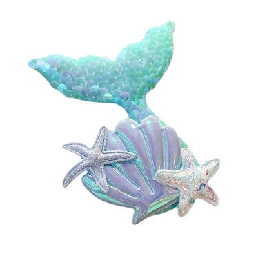 新款公主系镭射亮片发饰