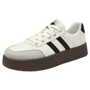 回力男鞋2026新款春季潮牌板鞋男款初中生运动休闲鞋皮面德训鞋子