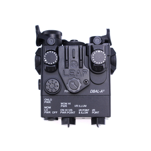 玩具枪改装配件PEQ15战术电池盒DBAL A2红绿镭射激光功能盒指示器