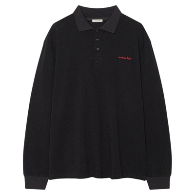 复古皮克衬衫宽松长袖上衣