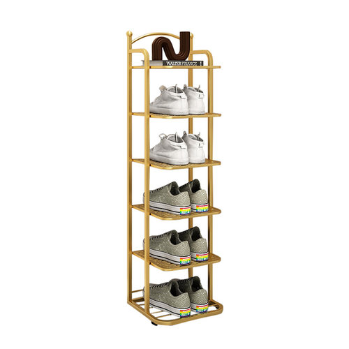 简易鞋架小窄门口家用室内鞋架子宿舍入户门铁艺鞋柜小型多层收纳