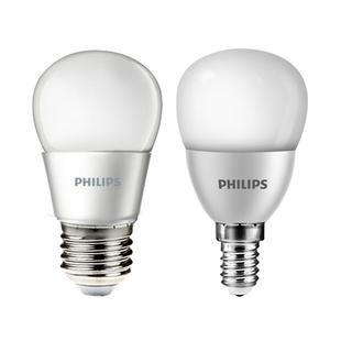 飞利浦led灯泡E27e14螺口家用超亮暖白白室内照明节能灯人气球泡