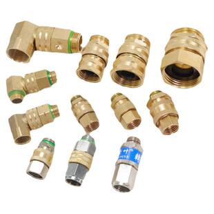 农用三缸柱塞泵回进出水口高压管打药机全铜快速可插拔活接头通用