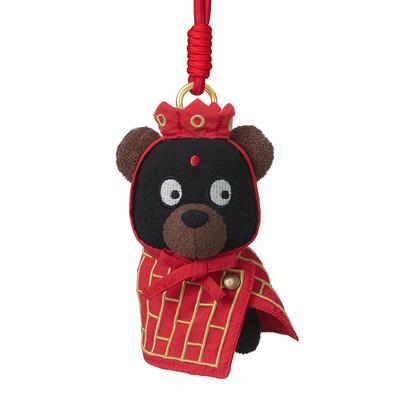 问童子黑熊精挂偶毛绒包小挂件