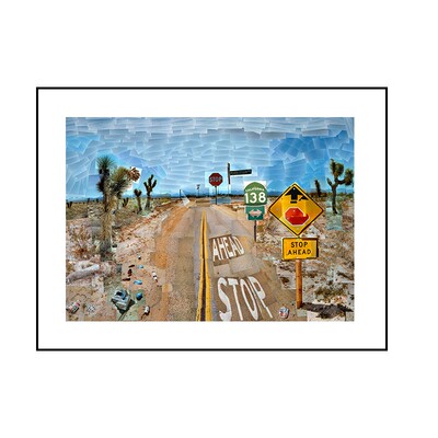 北欧风大卫霍克尼挂画波普风