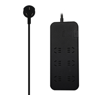 公牛GN-H3060插座插排拖线板抗电涌 超大间距 过载保护 6孔3米