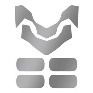 适用豪爵TR300大灯膜透明浅黑尾灯膜仪表保护贴膜防水改装配件