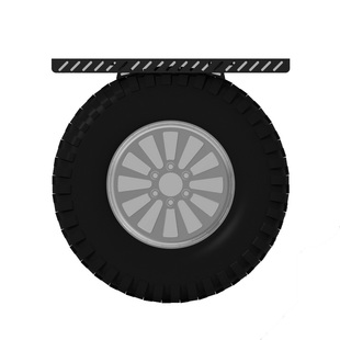 山魅 后挂备胎拓展平台 备胎行李架 固定脱困板/油桶/水桶/猴爬杆