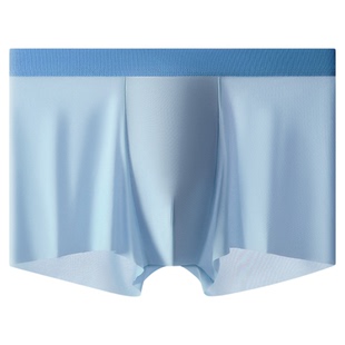 都市丽人男士内裤无痕冰丝四角裤纯棉裆男生2025新款夏季短裤衩男