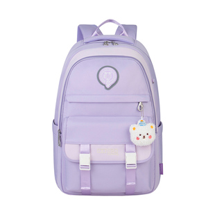 牛津大学书包女初中生超轻便减负高中女生大容量双肩包中学生背包