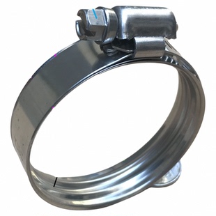 TJBC品牌大美式力矩补偿卡箍W形内衬喉箍不锈钢304抱箍带宽14.2mm