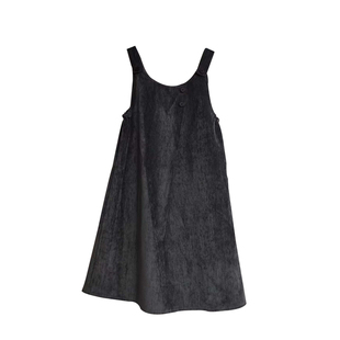 孕妇背心裙秋冬新款宽松中长款韩版小个子连衣裙两件套+毛衣套装