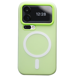 黑白色肤感果冻二合一适用小米17Promax手机壳磁吸充电Xiaomi十七17Pro半透明软硅胶双层全包保护套15/14简约