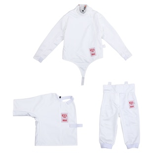 击剑服三件套儿童成人比赛服套装CFA450N 900N全套剑协认证新规