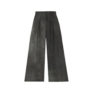 Cortana 女士裤子 宽松不规则染色休闲裤25新品