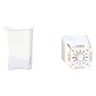 多肉塑料方高盆迷你侧开口控根多规格万象玉露块根仙人球番杏花盆