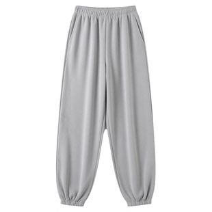 Solid Color Simple Casual Sports Pants纯色休闲运动束脚家居裤