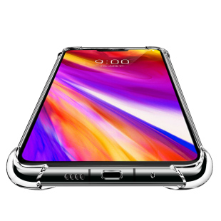 适用于lgg8xthinq手机壳g8sthinq透明v30保护套LGV40简约g7thinq气囊全包边软硅胶创意四角加厚气囊防摔壳