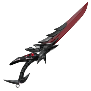 王者荣耀游戏周边18cm宫本武藏地狱之眼双刀金属兵器模型摆件