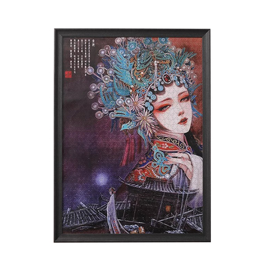 实木拼图相框画框空框定制专用