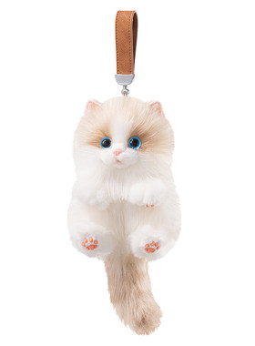 仿真布偶小猫咪玩偶挂件儿童生日礼物毛绒玩具公仔小朋友陪伴玩具