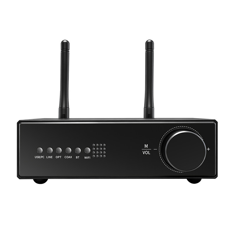 aiplay流媒体播放器dac音频解码器Qplay蓝牙U盘NAS光纤同轴ES9038
