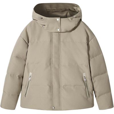 GXG男装 鹅绒保暖连帽羽绒服男通勤24年冬品G24XY24022