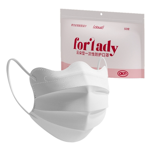 2025新款口罩女高颜值一次性显脸小白色秋冬季防风超薄透气独立装