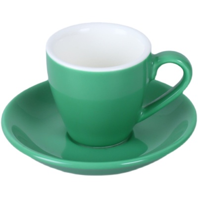80ml意式浓缩咖啡杯碟套装 特浓espresso小号精致迷你陶瓷杯子