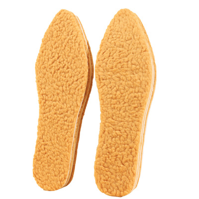 冬季加绒加厚高跟豆豆鞋垫女