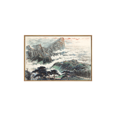 新中式风卧室床头玄关客厅装饰画