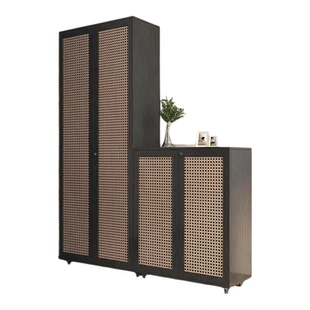 家用门口带锁鞋柜入户一体楼道电梯口靠墙大容量收纳柜子储物柜