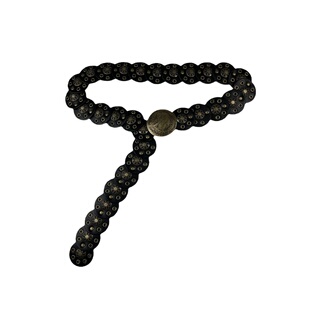 美式复古重工铆钉腰带女配裙子装饰毛衣大衣连衣裙皮带宽腰封配饰