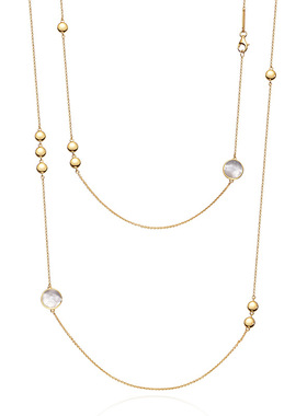 MonteLuna白母贝长款毛衣链