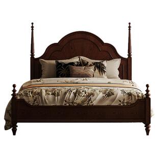 时余布兰卡公主床法式复古儿童床双人床主卧法式中古风美式实木床