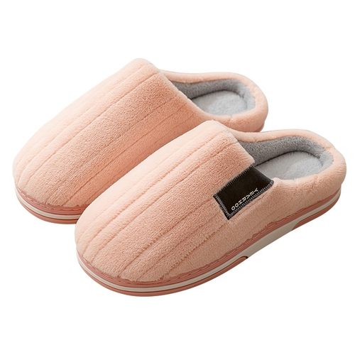 买一送一棉拖鞋女款冬季2025新款室内居家居情侣一对毛拖鞋秋冬男