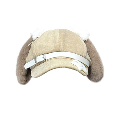 1Gangster原创棕色小狗耳朵帽