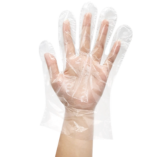 一次性手套食品级餐饮专用商用抽取一次式手套龙虾加厚塑料pe防护